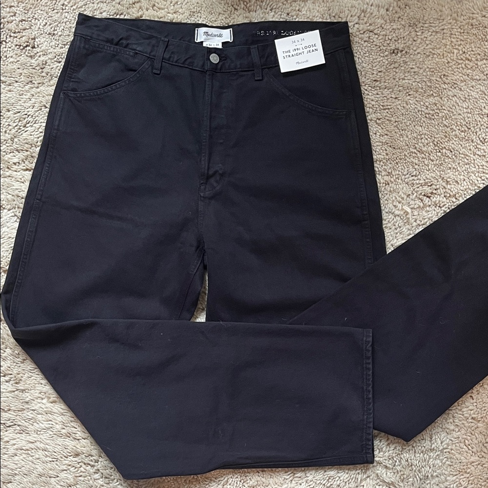 Madewell Men's 1991 Loose Straight Jean - Obsidian Blue